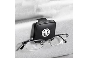 MNBVGHH Porta Occhiali Auto, per MG EHS EV/HS Plug-in Hybrid/HS PHEV/HS Exclusive SUV 2018-2024 AntiGraffio Sunglasses Holder Clip Porta Occhiali da Sole per Auto Parasole Auto Interni Accessori,B