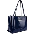 Carrylux Large Capacity Croco Pattern Tote Bags For Womens Big Purses And Handbags Ladies Big Shoulder Bag