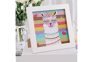 Lithyc Pittura Diamante per Bambini - Pittura Diamante con Cornice - Kit Diamanti Painting per Bambini,Ottimo Regalo di Compleanno per bambino E Adulti Principianti, Ragazzi E Ragazze