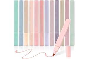 YICELERATE Highlighters Pens,Highlighters,Highlighters Pastel,Pastel Highlighter,Pastel Pens,Highlighters Pens Pastel,Highlighter Pens Multipack,Glitter Highlighter Pens,Purple Highlighter,Highlighter Set,12 Pcs