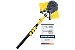 ‎NEUSTANLO Neustanlo | Eckbesen 2.0 | intuitives Schnellspannsystem | ergonomische Soft-Touch Handgriffe | Länge: 410 cm | ideal zur Pflege von Haus und Garten