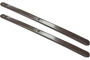 Merriway® BH07115 - Tiradores para cajones (32 x 16 x 6 mm, plástico, 10 unidades), color marrón