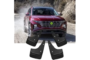 SXCY Compatibile con Hyundai Tucson NX4, paraspruzzi auto, parafanghi anteriore posteriore, non richiede fori, Tucson NX4 accessorio 2022