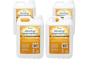 MUNTRADE Luccy Alcohol Isopropílico 99,9% Puro 20 L | Isopropanol | Limpieza y Desinfección de Superficies y Componentes Electrónicos