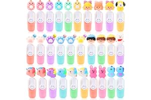 VICHOS 30Pcs Evidenziatori Regalini Fine Festa Compleanno Bambini, Cartoon Evidenziatori Gadget Compleanno Bambini & Bambina, Mini Evidenziatori per Regalo Fine Festa Compleanno Bambini