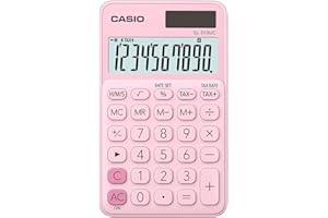 ‎CASIO CASIO Taschenrechner SL-310UC, 10-stellig, Trendfarben, Steuerberechnung, Tausenderunterteilung, Solar-/Batteriebetrieb