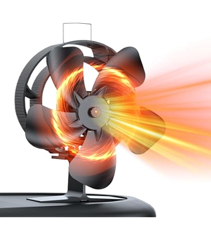 Verwarming Ventilator Forest Master SuperFast Kachelventilator – Warmte- aangedreven, Energiezuinig, Voor Houtkachels, Stil En Efficiënt Viking Stove Fan