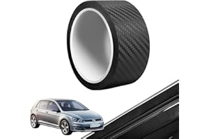 CYLOCRYA Vinilo Carbono Coche 5cm*3m Vinilo Fibra Carbono Vinilo Adhesivo Coche Fibra,Película Protectora Impermeable y Antirrayas, Adecuada para Automóviles, SUVs y Vehículos de Recreación
