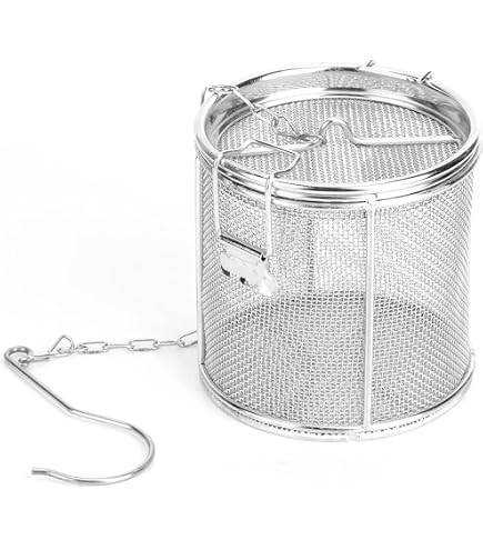 Colino A Sfera Per Tè In Acciaio Inox – Infusore Filtrante Con Catena, 3 Misure Disponibili - 2