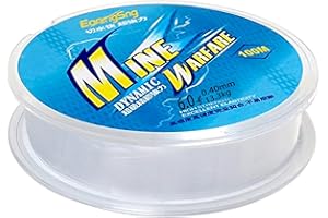 XMBYGEY Ligne de Pêche en Nylon, 100 Mètres Fil de Pêche Monofilament (6.0Typ-0.4mm/100M)