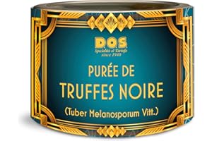 D.O.S. SPECIALITÀ AL TARTUFO SINCE 1940 DOS Tartufi - Purée de Truffe Noire 120g | Tuber Melanosporum Vitt | Saveur Intense | Idéal pour Pâtes et Risottos | Gourmet |