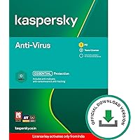 Kaspersky Anti-Virus Latest Version - 1 User, 3 Years (Code emailed in 2 Hours - No CD)