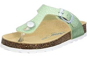 Richter Kinderschuhe Mädchen Dianetten Pantolette Metallic Freizeit