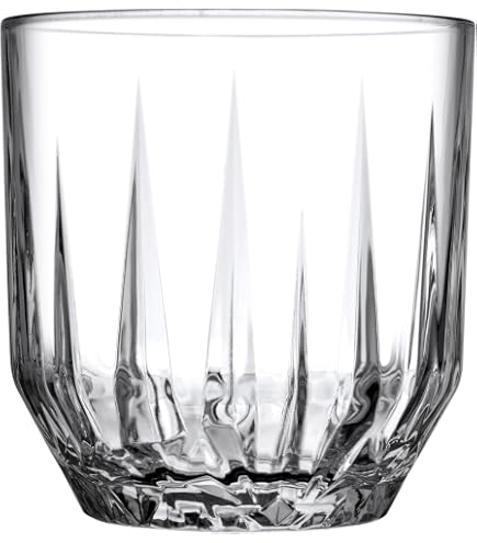 Pasabahce Bicchiere Da Whisky Luzia – Cristallo Soffiato A Mano – 30 Cl – Confezione Da 3 Pezzi