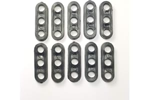 ESW LEISURE 10PCS Guyline Runners for Camping Hiking Tent or Awning Gazebo - Guy Line Rope Tensioners For Paracord Cord Guylines Essential Camping Accessory (Standard Runner) (XL Runner) (XL Runner)