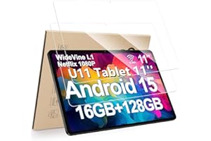 Hianjoo 2 Piezas Protector de Pantalla Compatible con DOOGEE U11 / U11 Pro Tablet/Tab A9+ / TAB G6 11", Protector de Pantalla Cristal Tablet Salvapantallas Vidrio Templado [9H Dureza Alta Claridad]