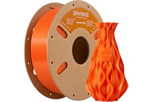 ERYONE PLA Filament 1.75 mm, Filament Pour Imprimante 3D PLA, 0,03 mm, 1 kg/Spule, Orange
