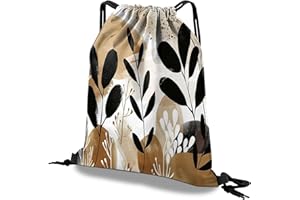 Deokke Sac à dos avec cordon de serrage,sac de sport imperméable,Applicable à gym,la plage les voyages,Yoga,joli sac à dos,pour homme et femme