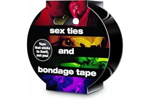 Creative Conceptions Cinta de atar y bondage (Negro, 1 Unidades (Paquete de 1))