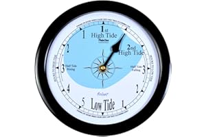 TIDECLOX.COM Tide Clock "SOLENT" Black