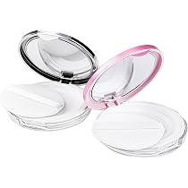 3 G Leere Puderdose Mit Quaste – Wiederverwendbarer Make-up-Behälter Zum Selberbefüllen