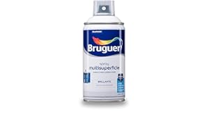 Bruguer Acrylic Multisuperficie Esmalte al agua en Spray Brillante Blanco Permanente 300 ml