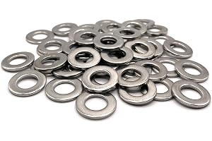 Metallbrickor M5 rostfritt stål ytterdiameter 12 mm | platt bricka M5 x 12 mm