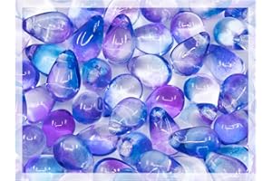 ‎BOHEMIA CRYSTAL VALLEY Czech 50-Piece Glass Beads, 6x9mm, Teardrop Transparent Crystal Blue Purple