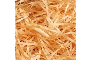 HOMO TRENDS 200 Grams Shredded Tissue Paper for Hampers, Shredded Paper Gift Packaging Raffia Hamper Fillers Tissue Paper for Gift Box Filling, Hamper Filling Packaging Party Supplies