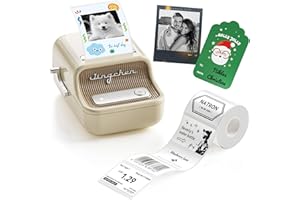 NIIMBOT B21Pro Label Printer with Larger Labels, 300 DPI HD Labeling Machine, Photo Printer for Photos, Notes, Study Graphics, for Home, Office or DIY Projects