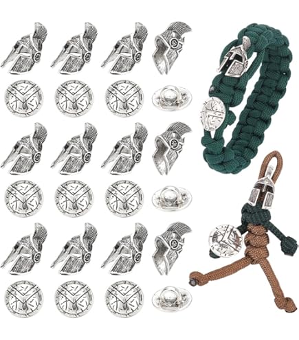 Perle de paracorde en titane, pendentif EDCextérieur pour cordon de parachute, perle de paracorde grand for outdoor enthusiasts, military style lovers