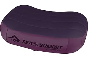 Sea to Summit Aeros - Almohada Inflable de Viaje, Talla Grande (41,9 x 27,9 cm), Color Magenta