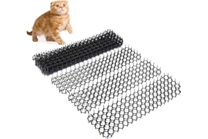 KLOP256 Tappetino repellente per gatti, 10 pezzi Tappetino per gatti con punte, Tappetino anti-gatto, Tappetino deterrente per gatti per interni ed esterni