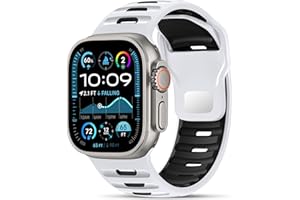 Higgs Sport Armbänder Kompatibel mit Apple Watch Ultra 3 2 Armband 49mm 46mm 45mm 44mm 42mm,Silikon Band für iWatch Series 11 10 9 8 7 SE 6 5 4 3 2 1 für Herren
