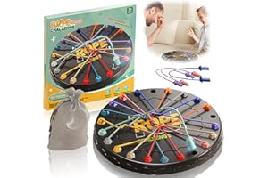 Snowtain Brainy Knots Jeu de Corde à Démêler, Rope Challenge Logic Game Brainy Knots Corde Démêlage Jeu de stratégie société pour interagir avec la Famille
