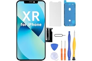 LL TRADER Display für iPhone XR 6.1" LCD Bildschirm Ersatz FHD Touchscreen 3D Touch Digitizer Rahmen Montage und Reparaturkits