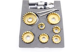 Zestaw otwornic do metalu Laiwei M35 7 szt. zestaw otwornic do metalu, 7 rozmiarów otwornic: 16, 18, 20, 22, 28, 30, 32, 35 mm, do wiercenia w metalu