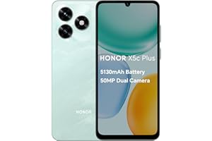 HONOR X5c Plus,Unlocked Mobile Phones, 6.74-Inch 90Hz Bright and Dynamic Display,64GB,5130 mAh Long-lasting Battery,50 MP Ultra-Clear Dual Camera,Powerful 8-Cores Processor,Dual SIM, Android 15,Cyan