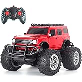 popsugar Off Roader Rechargeable Remote Control Car | RC Car Monster Truck | 4 Headlight Modes | Lithium Battery | C-Type Charging | 2.4GHz Remote Con