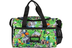 DERFORM Pixel Game Play Sporttasche Schultertasche Umhängetasche Tasche Schultasche