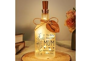 Einanmut Gifts for Mum on Her Birthday - LED Bottle Decorative Light Mummy Birthday Gifts, Mother's Day & Christmas Presents for Mum