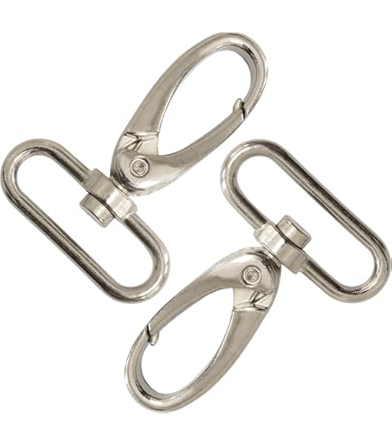 Jajasio Karabinerhaken 5er Set - Für 40 Mm Gurtband Mit Wirbel