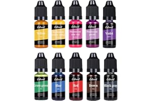 ‎BOLOSA Bolosa® 10 Kerzenfarbe, Kerzenwachs Farbe, Kerzenfarben, Kerzenfarb für Kerzenherstellung, Seifenfarbe, für Bienenwachs, Sojawachs, Paraffinwachs, Geleewachs