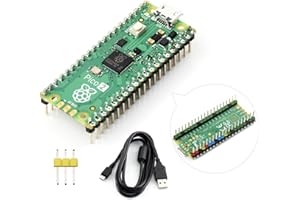 Waveshare Pi-Pico-2-W-CC Package, RPi Official Pico 2 W Microcontroller Board with Pre-Soldered Header (Color-Coded), RP2350 Chip, Dual-Core & Dual-Architecture Design, Supports WiFi & BT5.2