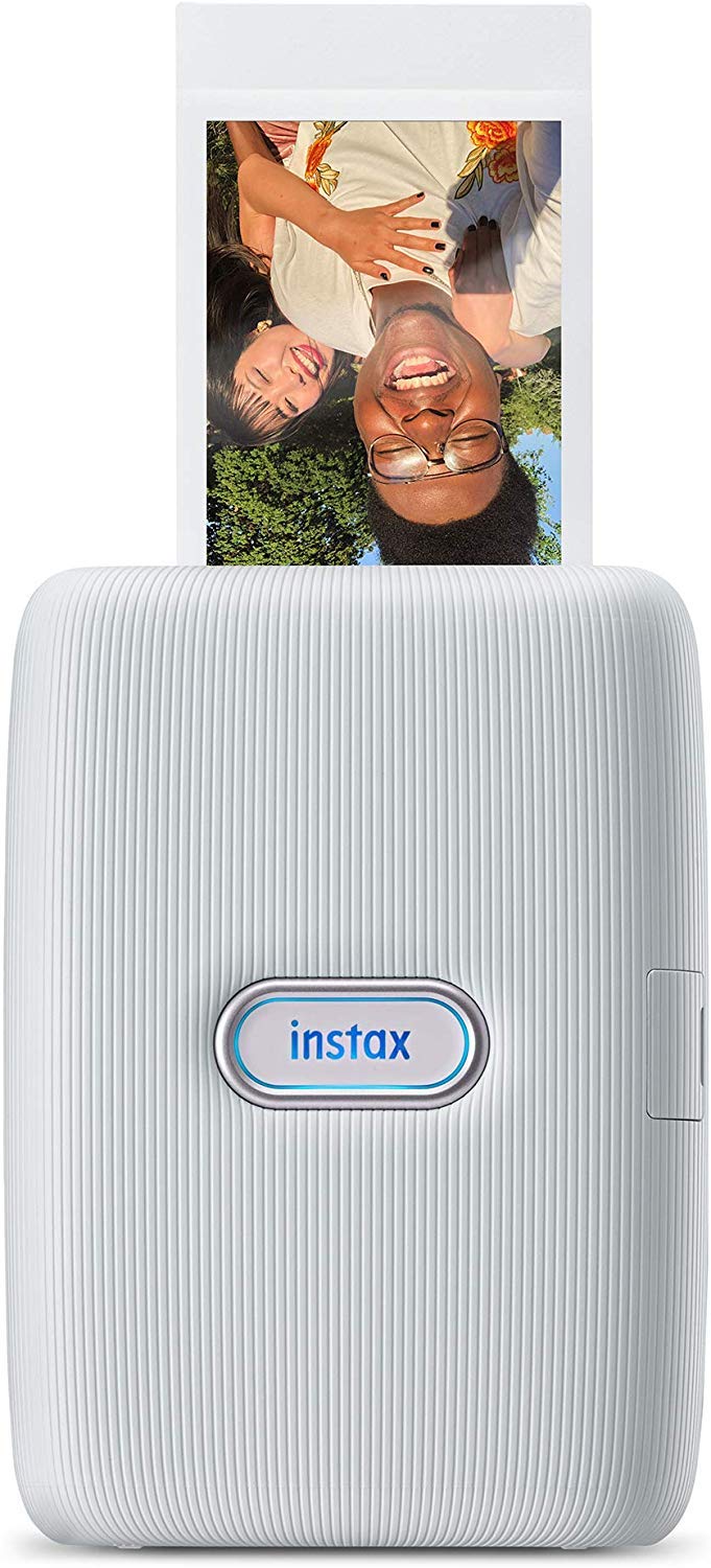 (Refurbished) Fujifilm Instax Mini Link Smartphone Instant Photo Printer - Ash White (Wireless, Compact, Easy to Use, Multiple Photo Print Modes in App)