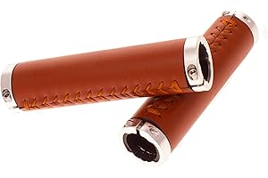 FK CYCLING puños Bicicleta Clasica Vintage Abrazadera Cuero Microfibra PU…