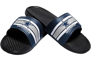 FOCO Dallas Cowboys NFL Mens Stripe Mens Legacy Sport Slide - S