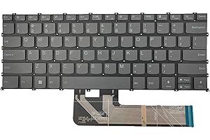 Jxjslp Ersatz für Lenovo Flex 5-14ARE05 Flex 5-14IIL05 Flex 5-14ITL05 Flex 5-14ALC0 Tastatur Handauflage US-Layout Hintergrundbeleuchtung Tastatur Montage Lenovo ideaPad 5-14ITL05 ideaPad 5-14IIL05