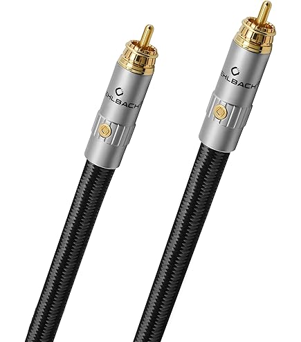 Hama Subwooferkabel, cinch-stekkers - 2 cinch-stekkers, verguld, 5,0 m Luidspreker kabel kopen