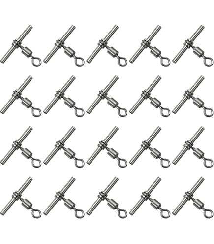 100 Pz 3 Vie Connettore Da Pesca Girelle Linea Trasversale Barile Triplo Girelle In Acciaio Inox Veloce Nero Girelle Da Pesca Connettori - Foto 14